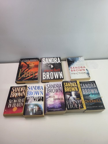 Sandra brown book lot 9 - sandra,